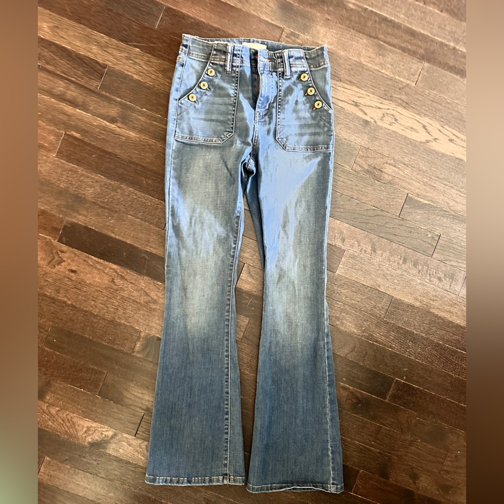 Happily Grey Flare Women's Jeans